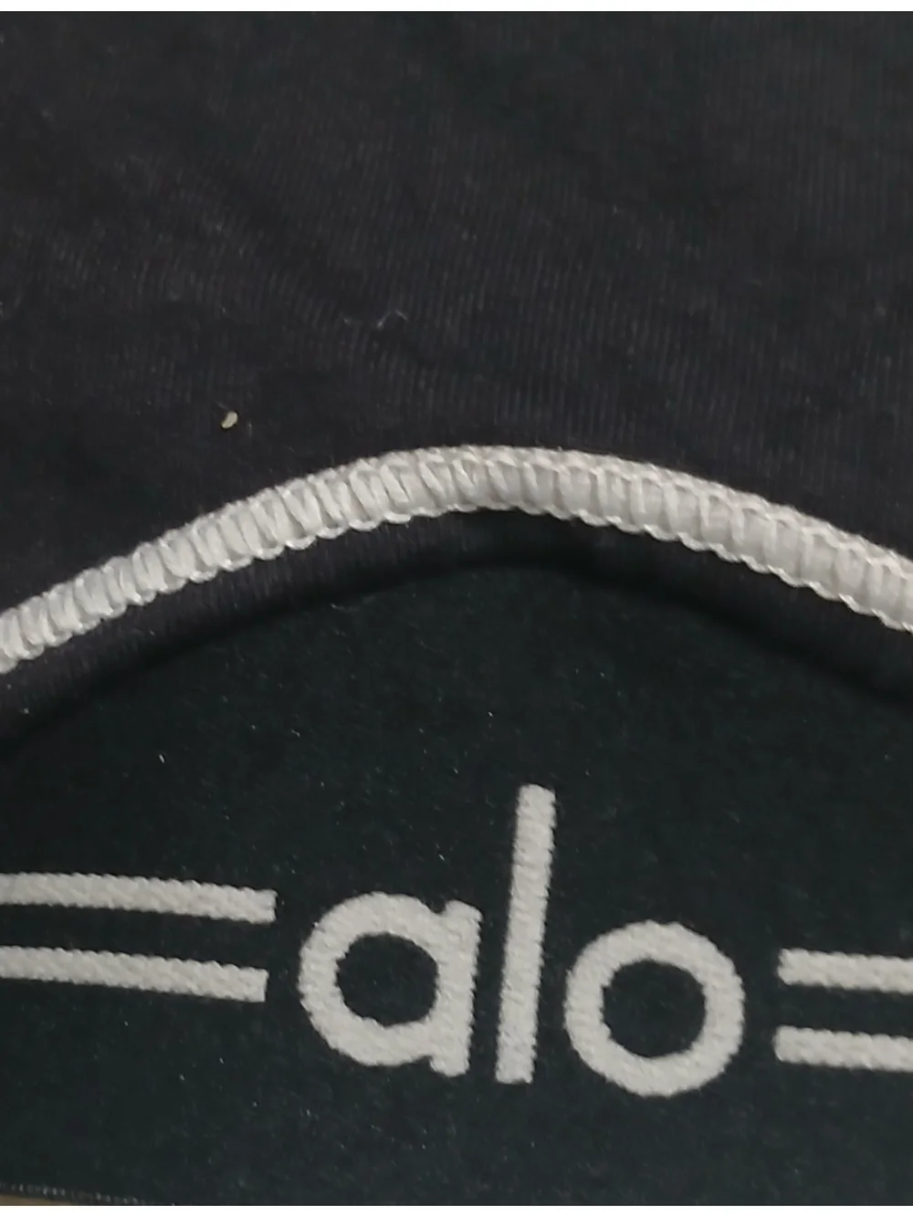 ALO Yoga Sports Bra with White Trim